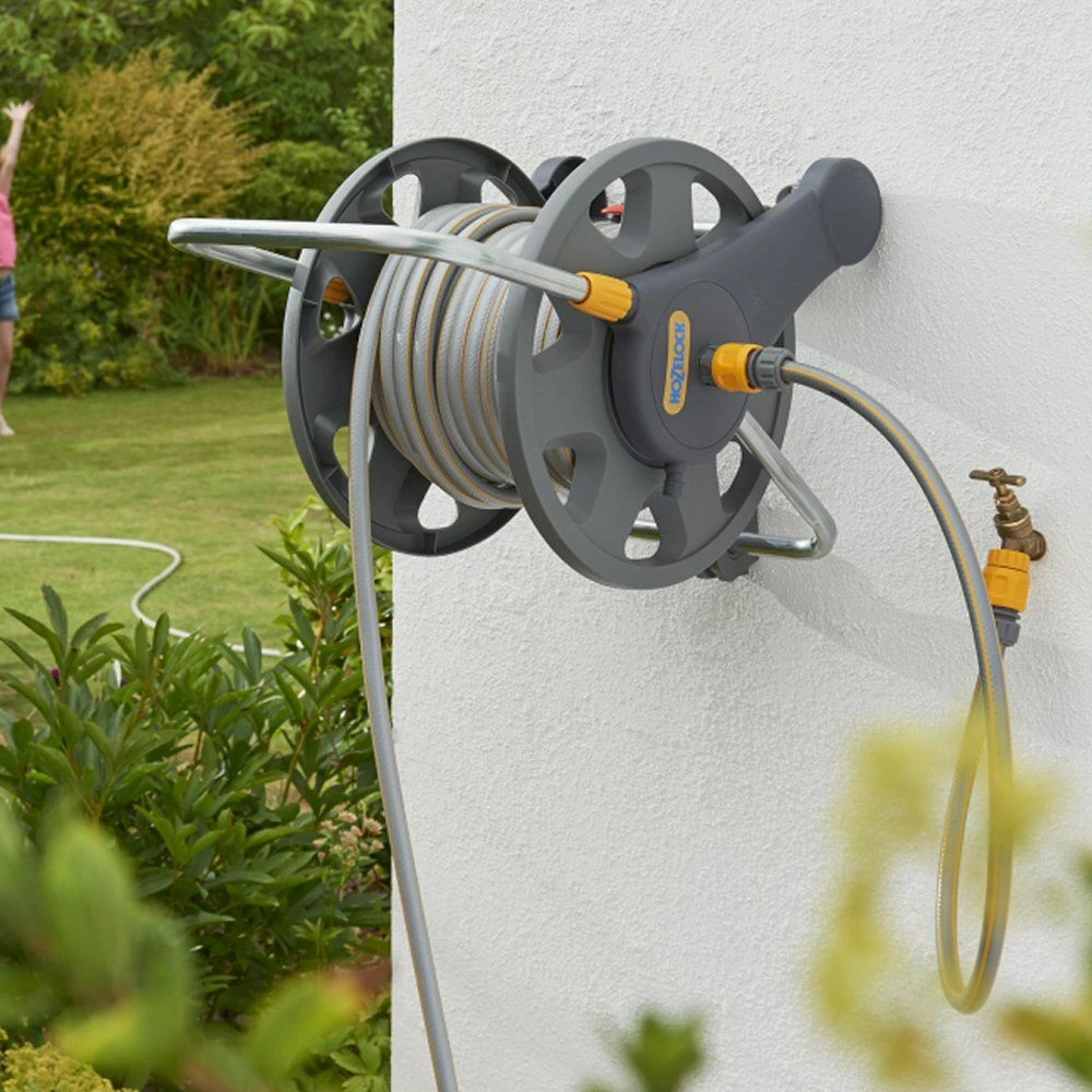 Hozelock 2-in-1 Assembled Empty Hose Reel 2 Hozelock 2-in-1 Assembled Empty Hose Reel - Image 2