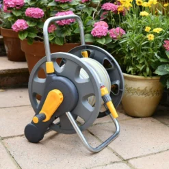 Hozelock 2-in-1 Assembled Empty Hose Reel 5 Hozelock 2-in-1 Assembled Empty Hose Reel -Garden Glee 5010646046473 3