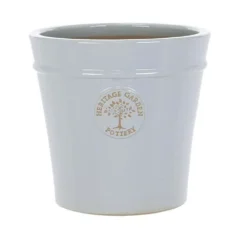 Woodlodge 33cm Pastel Grey Glazed Heritage Pot