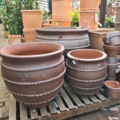 Woodlodge 70cm Kilburn Natural Clay Glazed Pot -Garden Glee 5021346484649 3