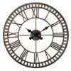 Outside In 23" Buxton Metal Wall Clock